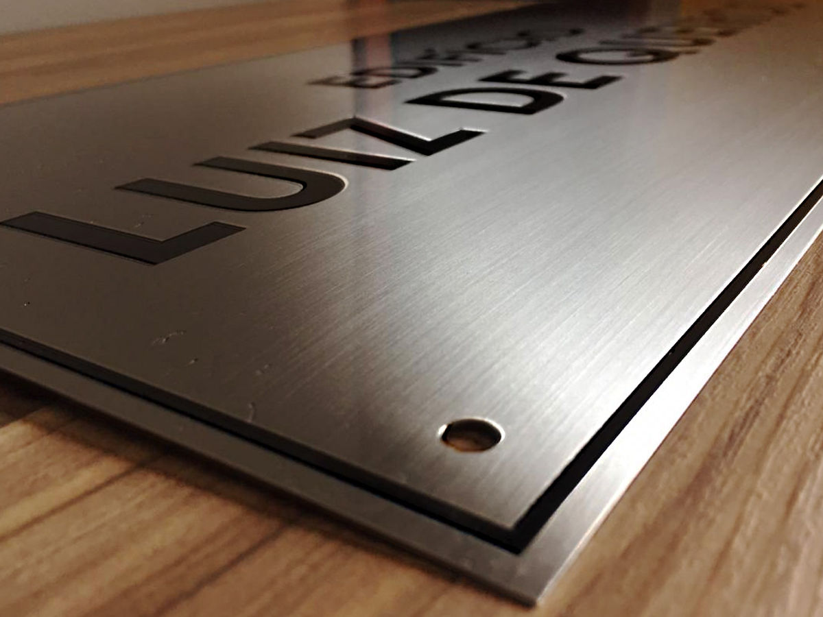 Placas em Inox